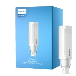 Philips CorePro PL-C LED 5.9W 600lm - 830 Varm Vit | 2-Stift - Ersättare 13W