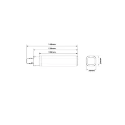 Philips CorePro PL-C LED 6.5W 700lm - 830 Varm Vit | 4-Stift - Ersättare 18W