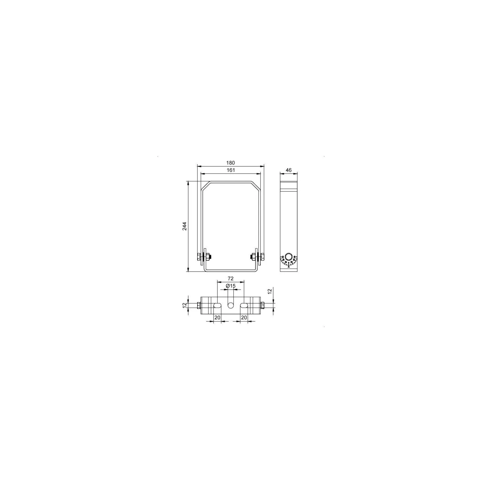 Philips Fäste För LED Highbay Coreline BY121P G5