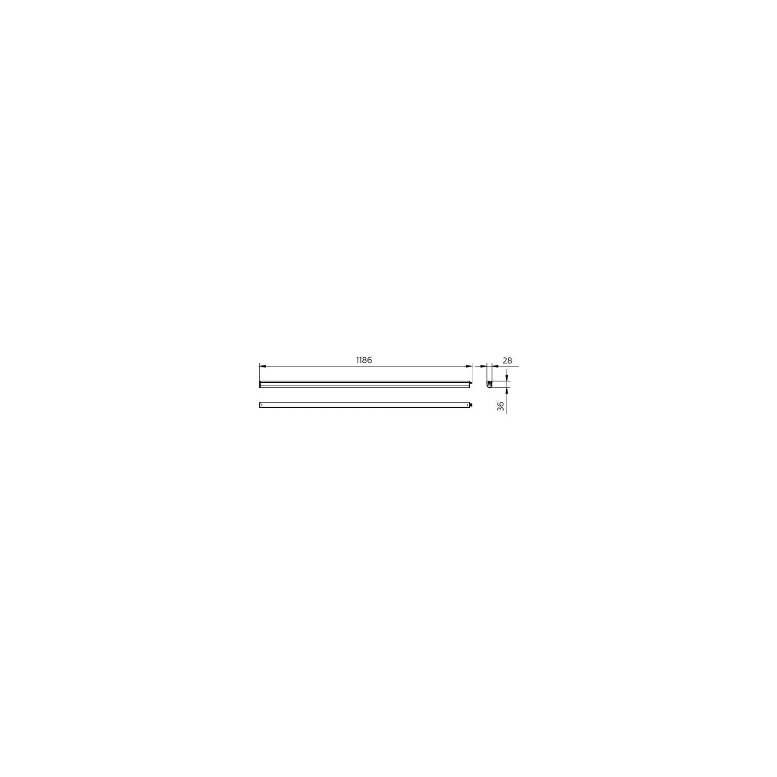 Philips LED Allmänbruksarmatur Ledinaire BN021C 20W 2100lm - 840 Kallvit | 120cm
