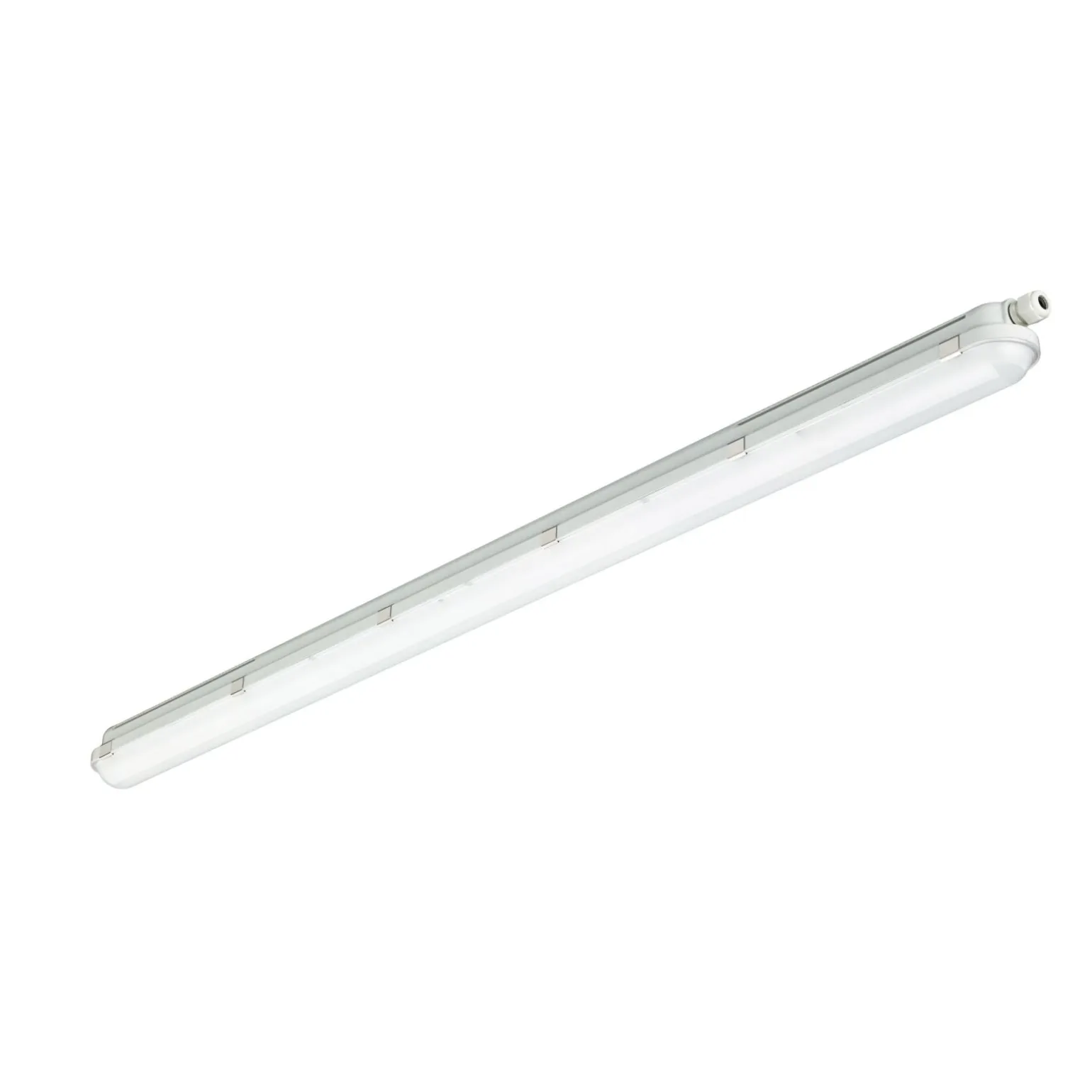 Philips LED Allmänbruksarmatur Vattentät CoreLine WT120C G2 49W 6000lm - 840 Kallvit | 150cm - Dali Dimbar - 3 Timmar Nödbelysning
