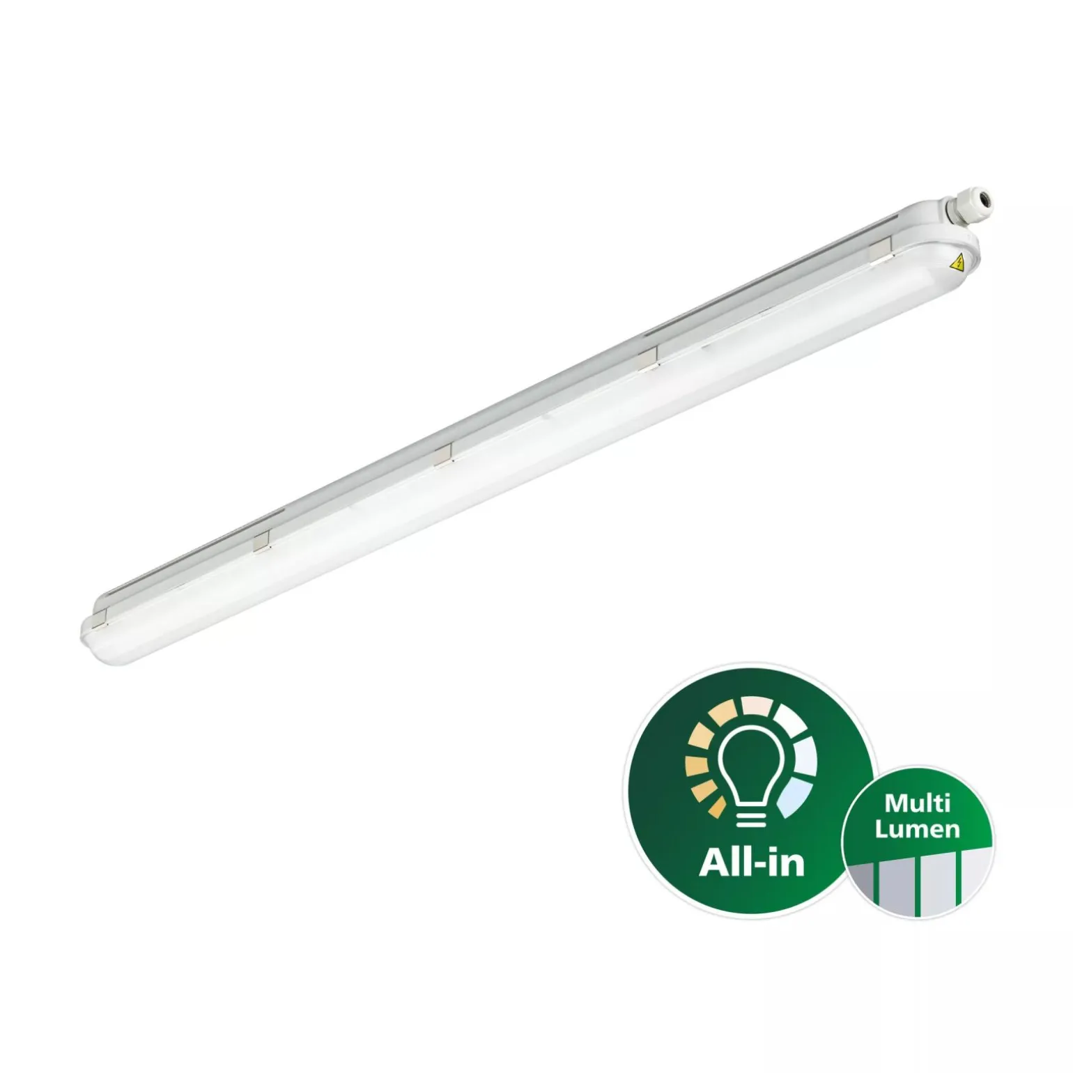 Philips LED Allmänbruksarmatur Vattentät Coreline WT120C G3 28W 4600lm - 840 Kallvit | 120cm - Ersättare 2x36W
