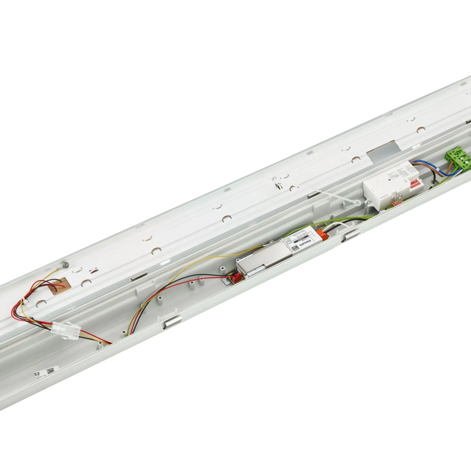 Philips LED Allmänbruksarmatur Vattentät CoreLine WT120C G2 45W 6000lm - 840 Kallvit | 150cm - Rörelse- Och Ljussensor