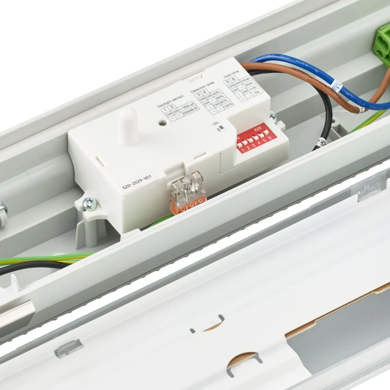 Philips LED Allmänbruksarmatur Vattentät CoreLine WT120C G2 16W 1900lm - 840 Kallvit | 60cm - Rörelse- Och Ljussensor