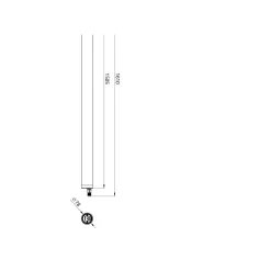 Philips LED Allmänbruksarmatur Vattentät Coreline WT210C G2 26W 3900lm - 840 Kallvit | 150cm - Ersättare 2x58W