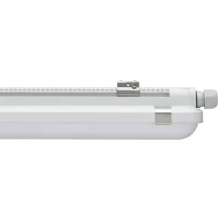 Philips LED Allmänbruksarmatur Vattentät CoreLine WT120C G2 21.5W 2700lm - 840 Kallvit | 120cm - 3x Kabelgenomföring - Rörelse- Och Ljussensor