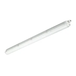 Philips LED Allmänbruksarmatur Vattentät CoreLine WT120C G2 21.5W 2700lm - 840 Kallvit | 120cm - 3x Kabelgenomföring - Rörelse- Och Ljussensor