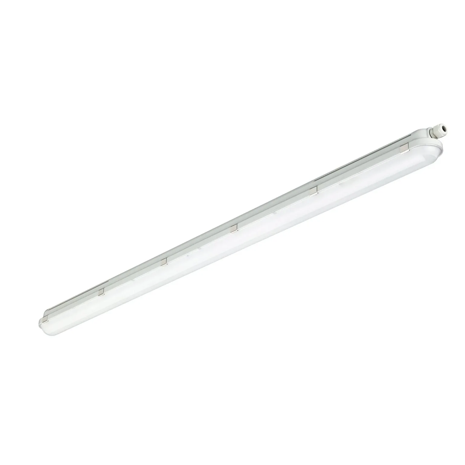 Philips LED Allmänbruksarmatur Vattentät CoreLine WT120C G3 50W 8000lm - 840 Kallvit | 150cm - Dimbar - Rörelse- och Ljussensor - Ersättare 2x58W