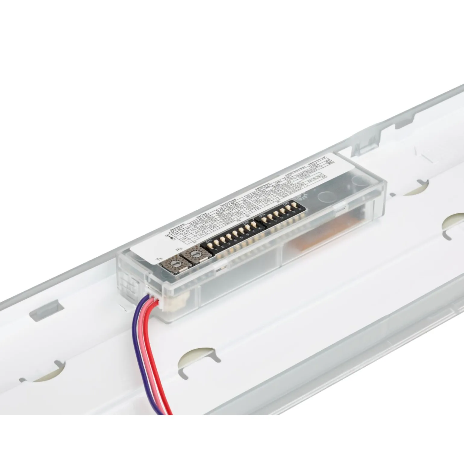 Philips LED Allmänbruksarmatur Vattentät CoreLine WT120C G3 50W 8000lm - 840 Kallvit | 150cm - Dimbar - Rörelse- och Ljussensor - Ersättare 2x58W
