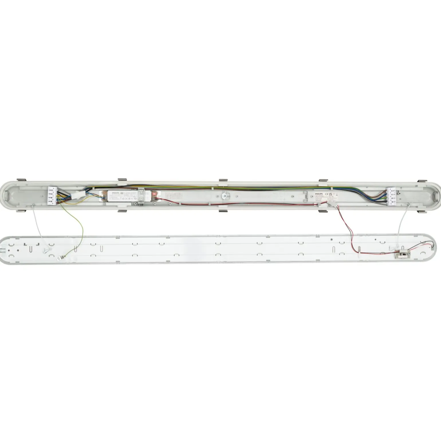 Philips LED Allmänbruksarmatur Vattentät CoreLine WT120C G3 50W 8000lm - 840 Kallvit | 120cm - Dali Dimbar - Ersättare 2x36W