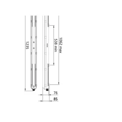 Philips LED Allmänbruksarmatur Vattentät CoreLine WT120C G3 25W 4000lm - 840 Kallvit | 120cm - Dimbar - Rörelse- och Ljussensor - Kabelgenomföring 3-Fas - Ersättare 1x36W