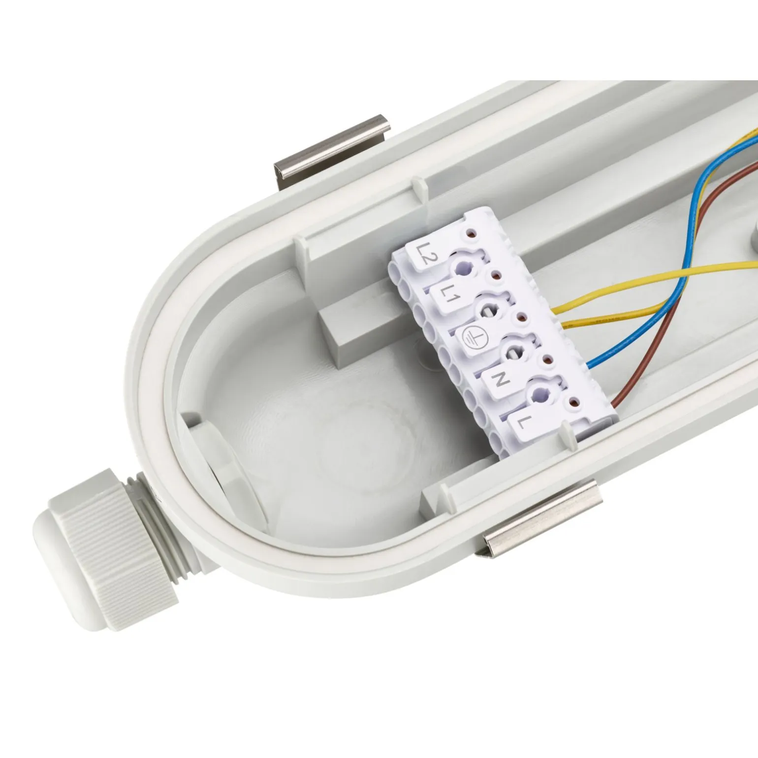 Philips LED Allmänbruksarmatur Vattentät CoreLine WT120C G3 13W 2000lm - 840 Kallvit | 60cm - Dimbar - Rörelse- och Ljussensor - Ersättare 1x18W