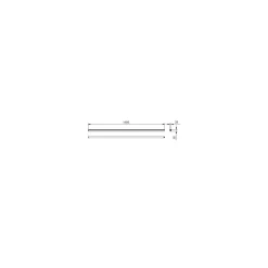Philips LED Allmänbruksarmatur Ledinaire BN021C 24W 2400lm - 830 Varm Vit | 150cm