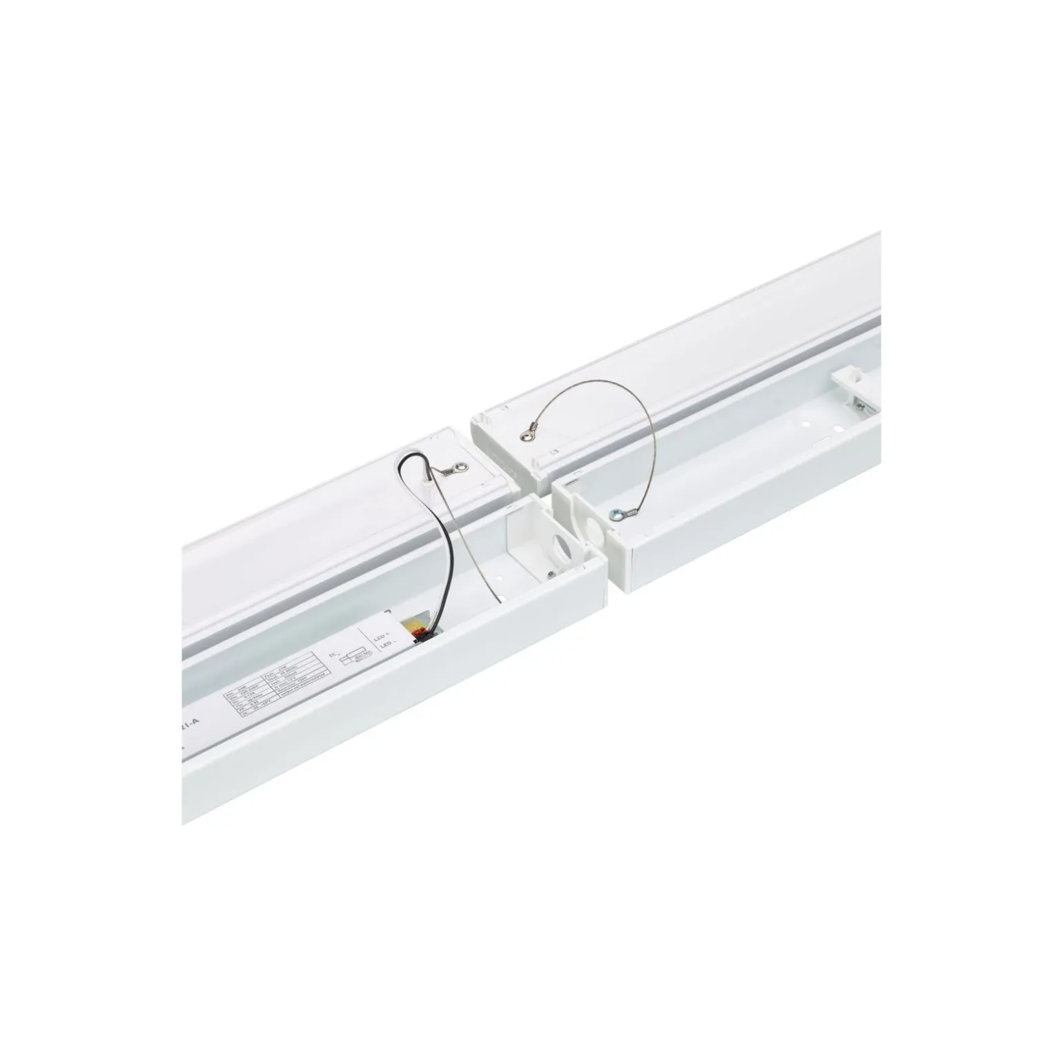 Philips LED Allmänbruksarmatur CoreLine BN126C 49W 6400lm - 840 Kallvit | 120cm - 1x Kabelgenomföring