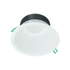 Philips LED Downlight Coreline DN142B Aluminium Vit 9.8W 1200lm 60D - 840 Kallvit | Utskärning 155mm - IP20 - Vit Reflektor