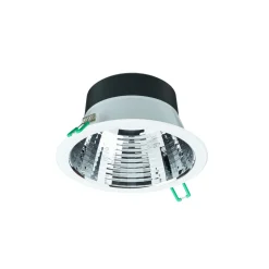 Philips LED Downlight Coreline DN142B Aluminium Vit 11W 1200lm 60D - 830 Varm Vit | Utskärning 155mm - IP20 - UGR<19
