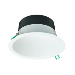 Philips LED Downlight Coreline DN142B Aluminium Vit 19.2W 2300lm 60D - 840 Kallvit | Utskärning 200mm - IP20 - Dimbar - Vit Reflektor - Emergency