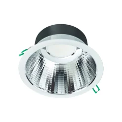 Philips LED Downlight Coreline DN142B Aluminium Vit 19.2W 2300lm 60D - 840 Kallvit | Utskärning 200mm - IP20 - UGR<19 - Dimbar