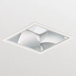 Philips LED Downlight LuxSpace Fyrkant DN572B 20.9W 2600lm 80D - 840 Kallvit | 214mm - Aluminium Reflektor