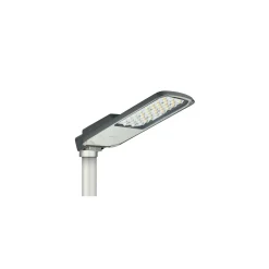 Philips LED Gatubelysning AluRoad Medium Aluminium Grå 65W 10320lm 5x55x150D - 740 Kallvit | IP66 - Asymmetrisk