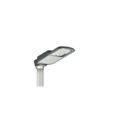 Philips LED Gatubelysning AluRoad Mini Aluminium Grå 19.6W 3010lm 5x55x150D - 740 Kallvit | IP66 - Asymmetrisk