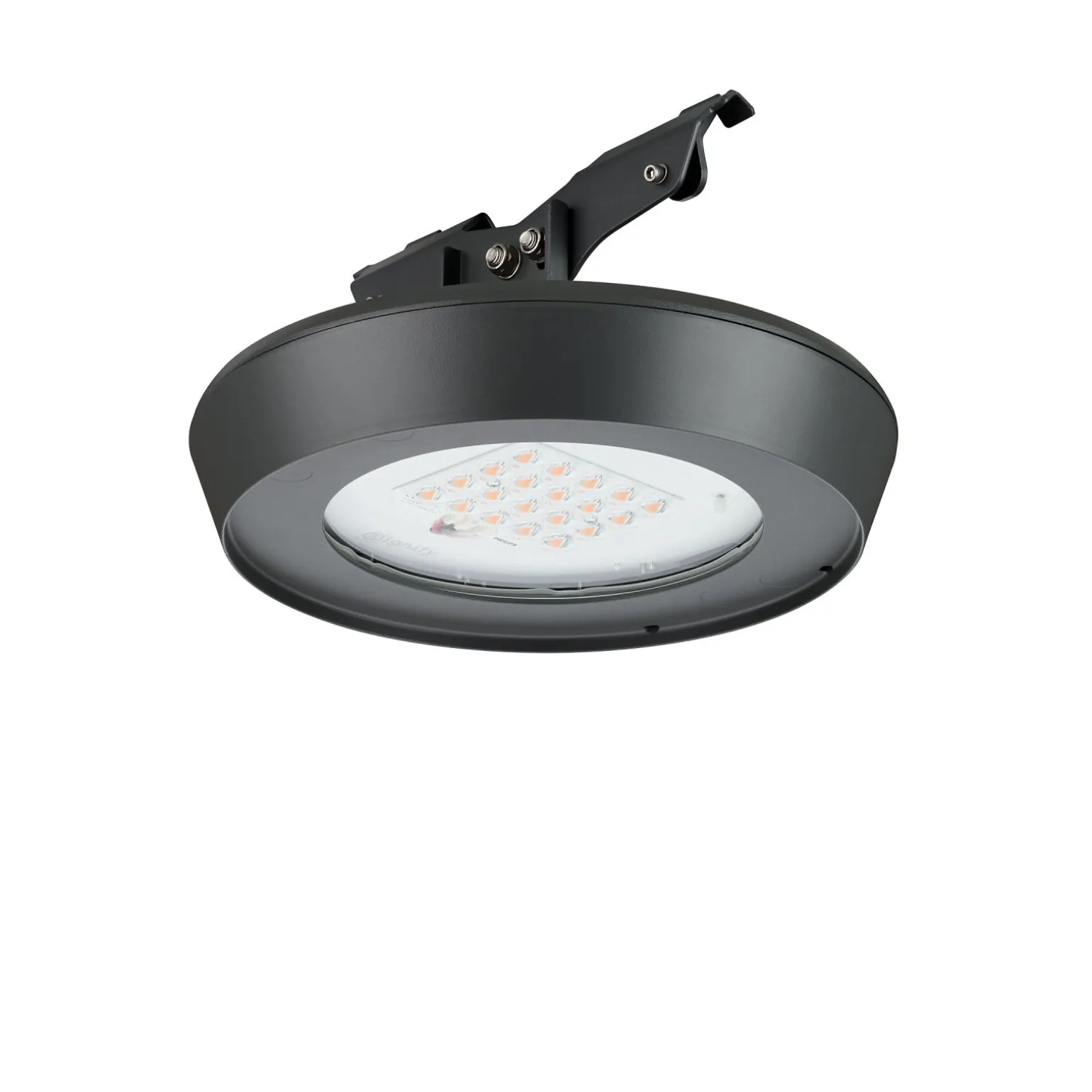 Philips LED Gatubelysning CityVario BSS301 Grå 32W 5127lm 50-4x123D - 730 Varm Vit | IP66 - Fjärrkontroll