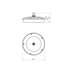 Philips LED Gatubelysning CityVario BSS300 Grå 32W 5127lm 50-4x123D - 730 Varm Vit | IP66 - Fjärrkontroll