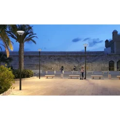 Philips LED gatubelysning Lykta City Charm Kon BDS491 Grå 60W 7644lm 360D - 740 Kallvit | IP66 - Symmetrisk