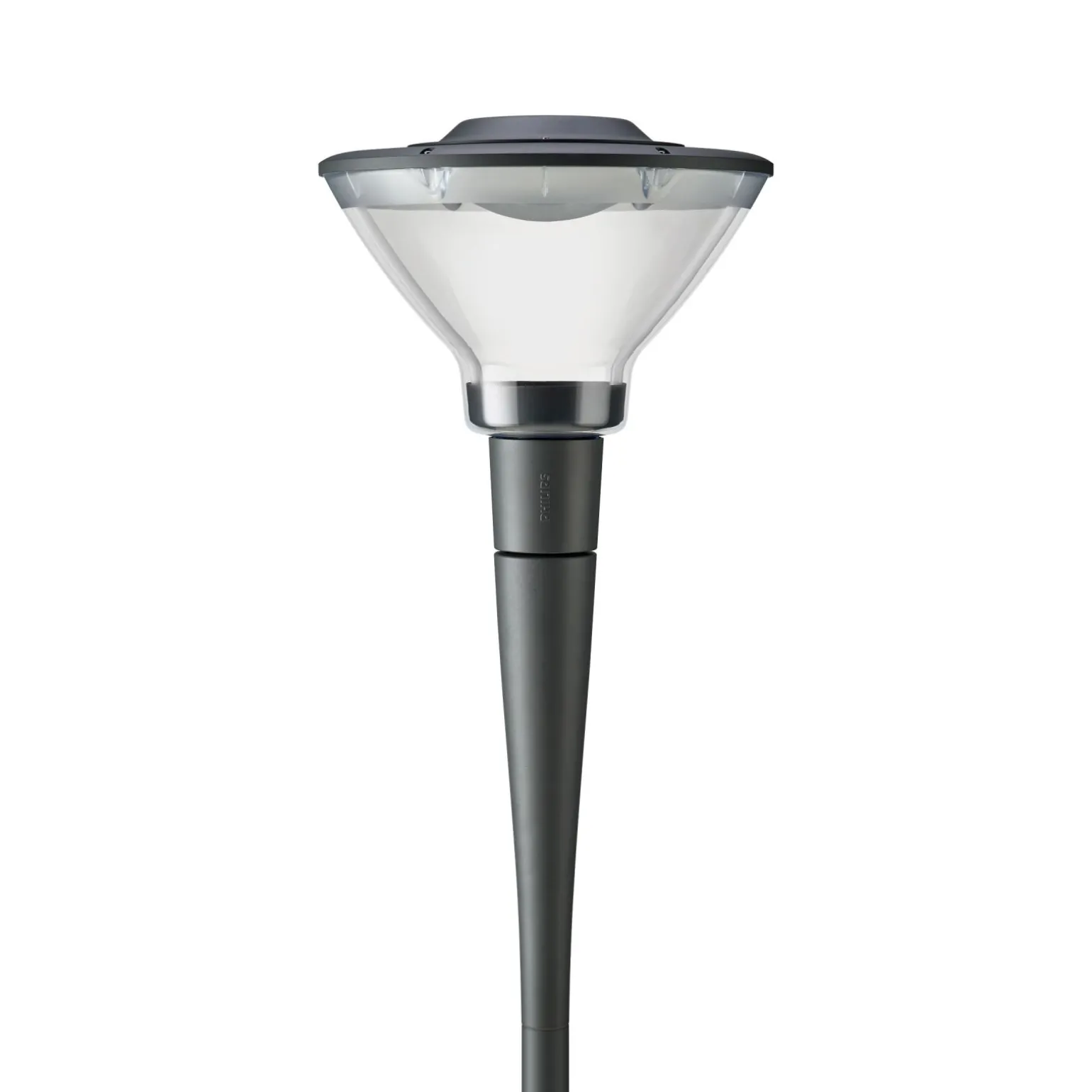 Philips LED gatubelysning Lykta City Charm Kon BDS491 Grå 60W 7644lm 360D - 740 Kallvit | IP66 - Symmetrisk