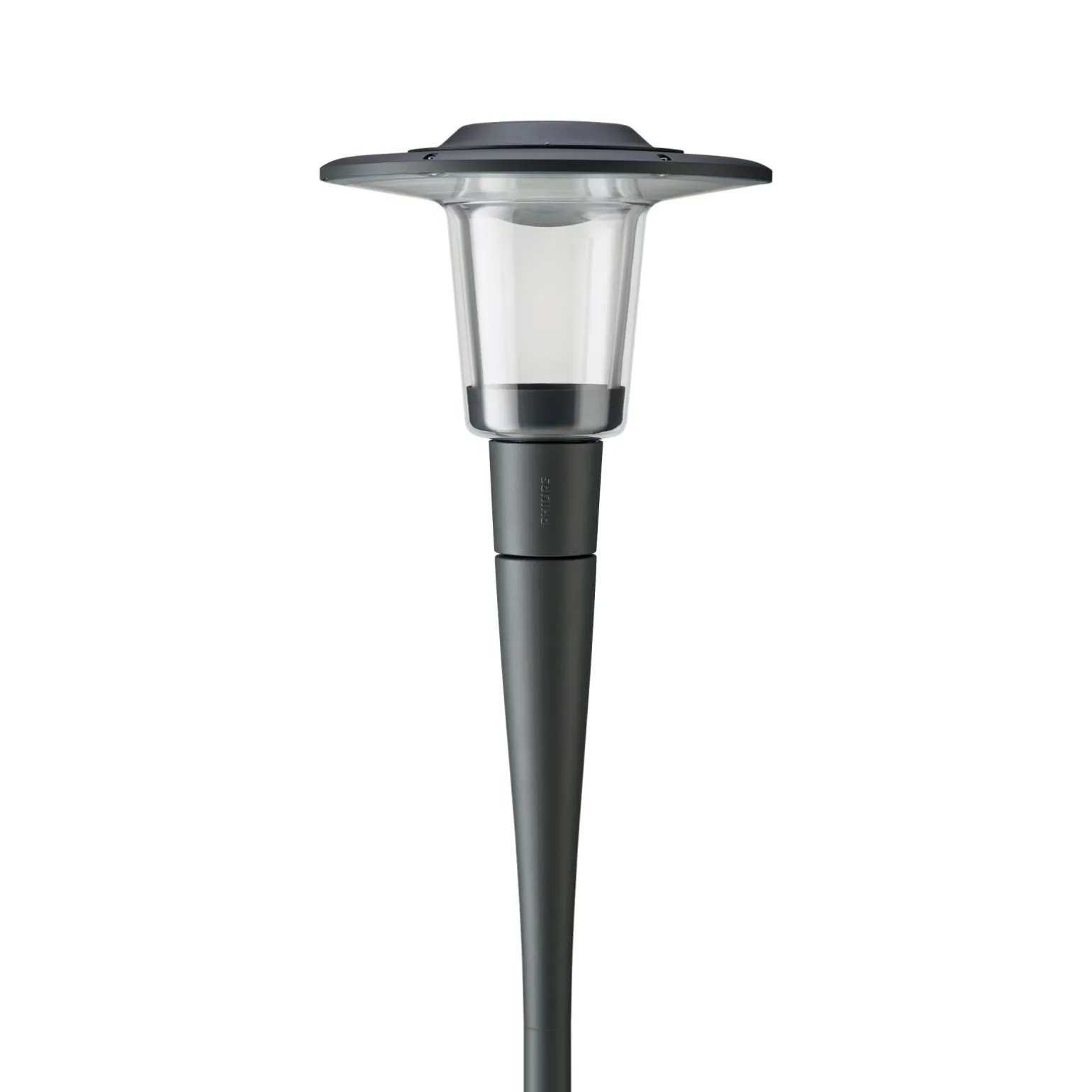 Philips LED gatubelysning Lykta City Charm Sladdoba BDS490 Grå 60W 7546lm 360D - 740 Kallvit | IP66 - Symmetrisk