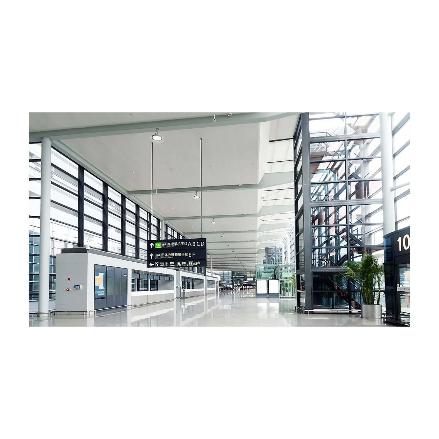 Philips LED Highbay BY122X Coreline G5 Aluminium Grå 203W 30000lm 55D - 840 Kallvit | IP65 - Interact Dimbar