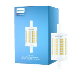 Philips LED Linear R7s CorePro 78mm 11.5W 1521lm - 830 Varm Vit |Ersättare 100W