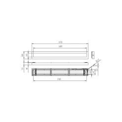 Philips LED Panel CoreLine SM136V G4 43.5W 6500lm - 830 Varm Vit | 157x20cm - UGR<19
