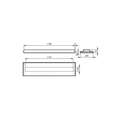 Philips LED Panel TrueBlend 36.5W 4000lm - 927-965 Justerbar Vit | 120x30cm - Bästa Färgåtergivning - UGR < 18 - Dali Dimbar