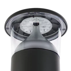 Philips LED Piedestallampa BCB500 OptiSpace Svart 37.2W 4900lm 177D - 740 Kallvit | 85cm - IP66 - Symmetrisk