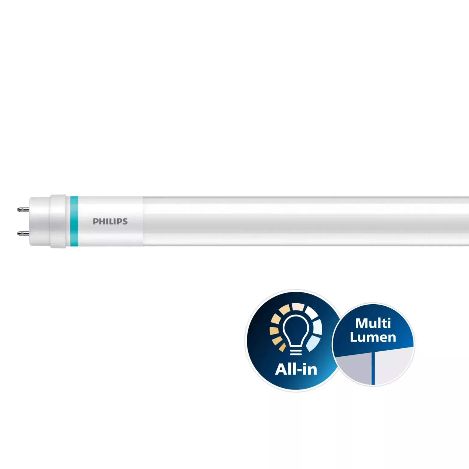 Philips LED Rör T8 MASTER Value (EM/Mains) High Output 19.3/23W 3100/3700lm - 840 Kallvit | 150cm - Lumen Växla - Ersättare 58W