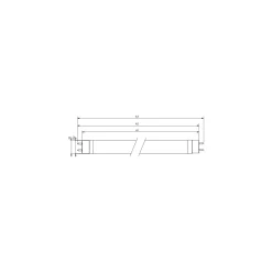 Philips LED Rör T8 MASTER Value (EM/Mains) High Output 8W 1000lm - 830 Varm Vit | 60cm - Ersättare 18W