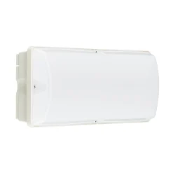 Philips LED Säkerhet Ledinaire WL055V Vit 6W 630lm - 840 Kallvit | 374x150mm - IP65 - Rörelsesensor