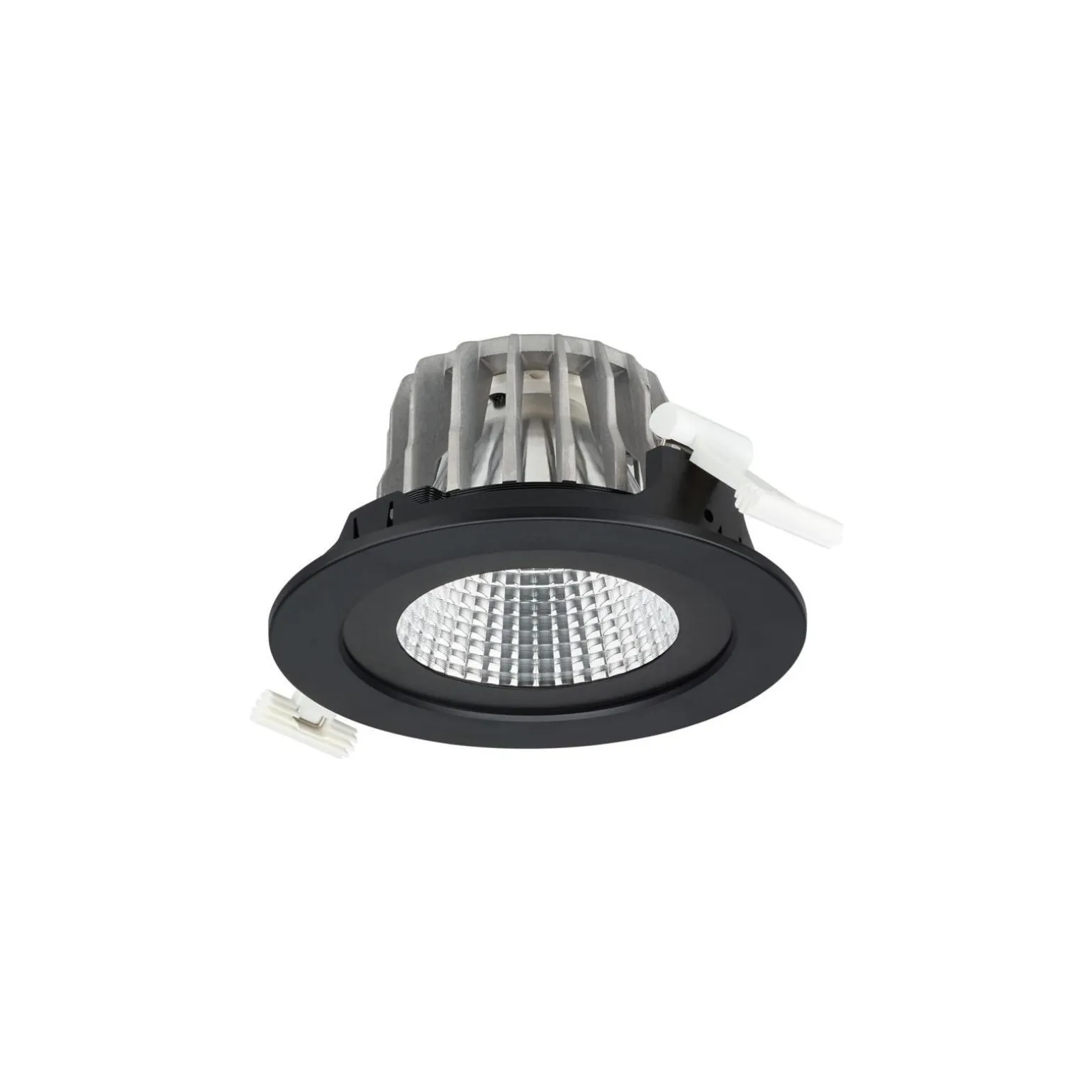 Philips LED Spot Greenspace Accent Fast Aluminium Svart 31W 3900lm 36D - 930 Varm Vit | 163mm - IP20 - Bästa Färgåtergivning - Interact Dimbar