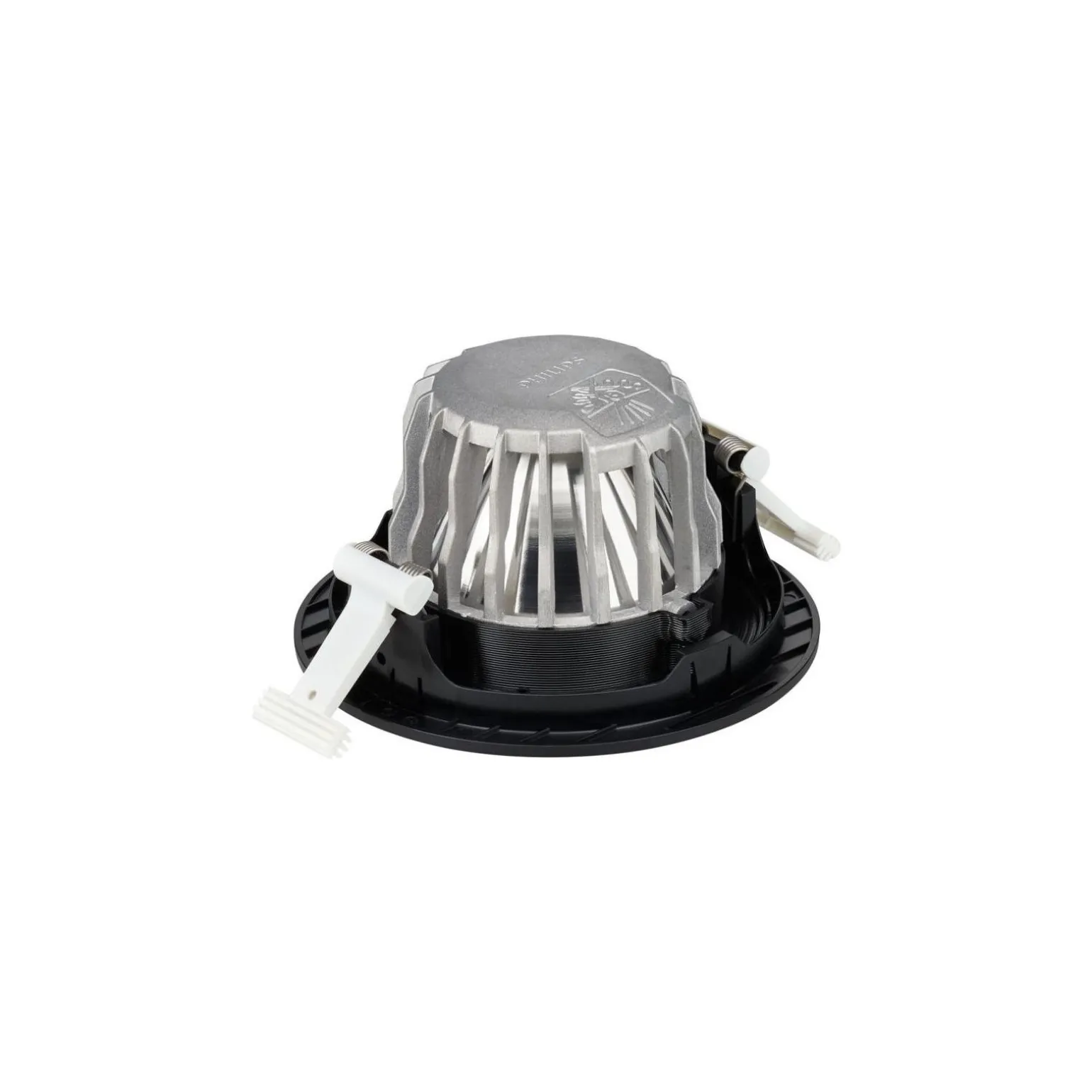Philips LED Spot Greenspace Accent Fast Aluminium Svart 31W 3900lm 36D - 930 Varm Vit | 163mm - IP20 - Bästa Färgåtergivning - Interact Dimbar