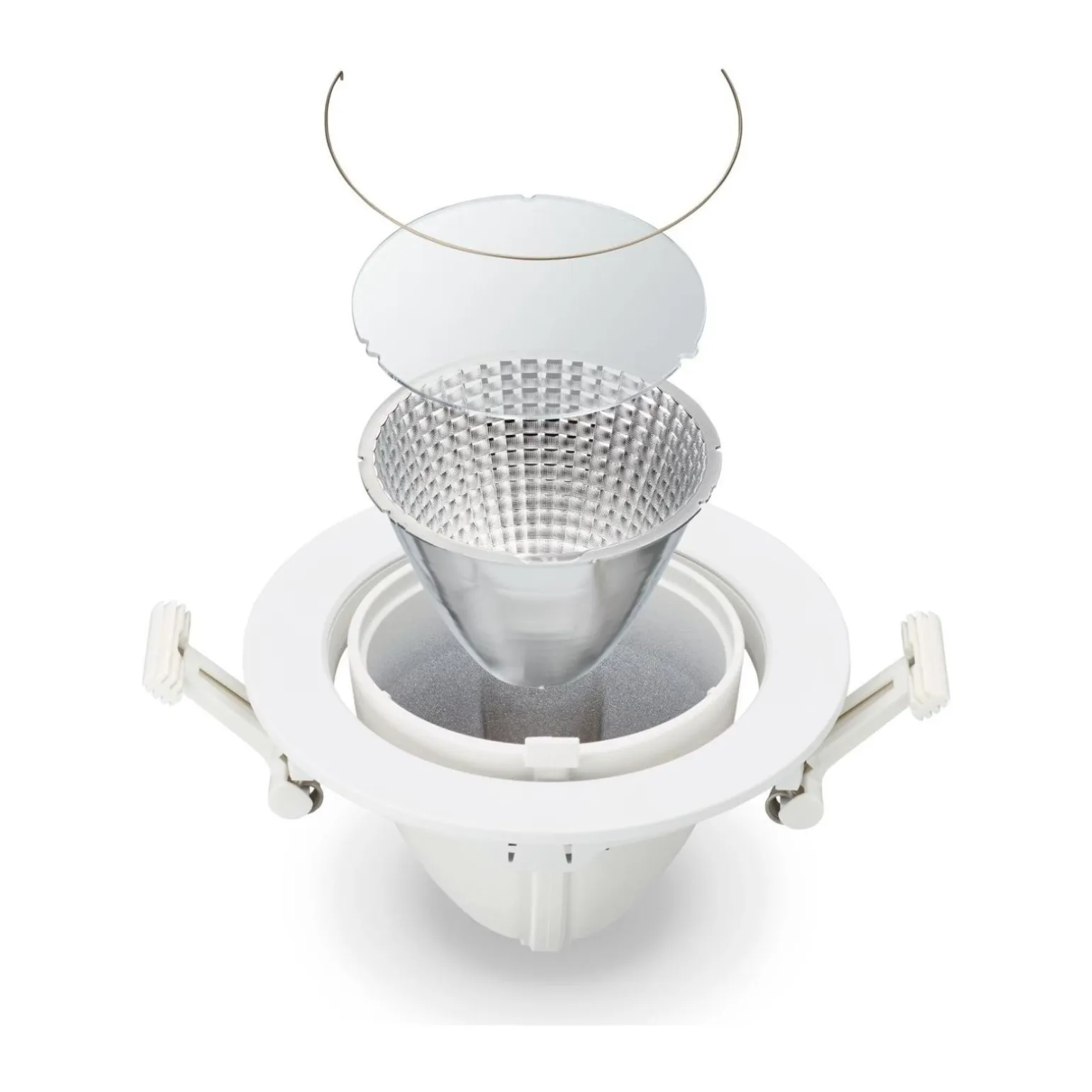 Philips LED Spot Greenspace Accent Elbow Aluminium Svart 31W 4000lm 36D - 830 Varm Vit | 163mm - IP20 - Interact Dimbar