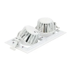 Philips LED Spot Greenspace Accent Gridlight Aluminium Vit 45W 3000lm 36D - 830 Varm Vit | 154mm - IP20