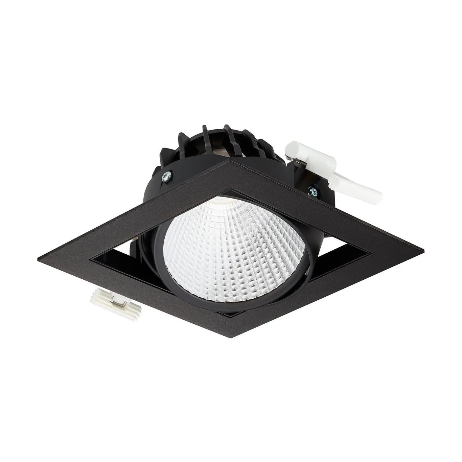 Philips LED Spot Greenspace Accent Gridlight Aluminium Svart 23W 2700lm 36D - 930 Varm Vit | 154mm - IP20 - Bästa Färgåtergivning - Dali Dimbar