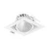 Philips LED Spot Greenspace Accent Gridlight Aluminium Vit 30W 3900lm 36D - 930 Varm Vit | 154mm - IP20 - Bästa Färgåtergivning - Dali Dimbar