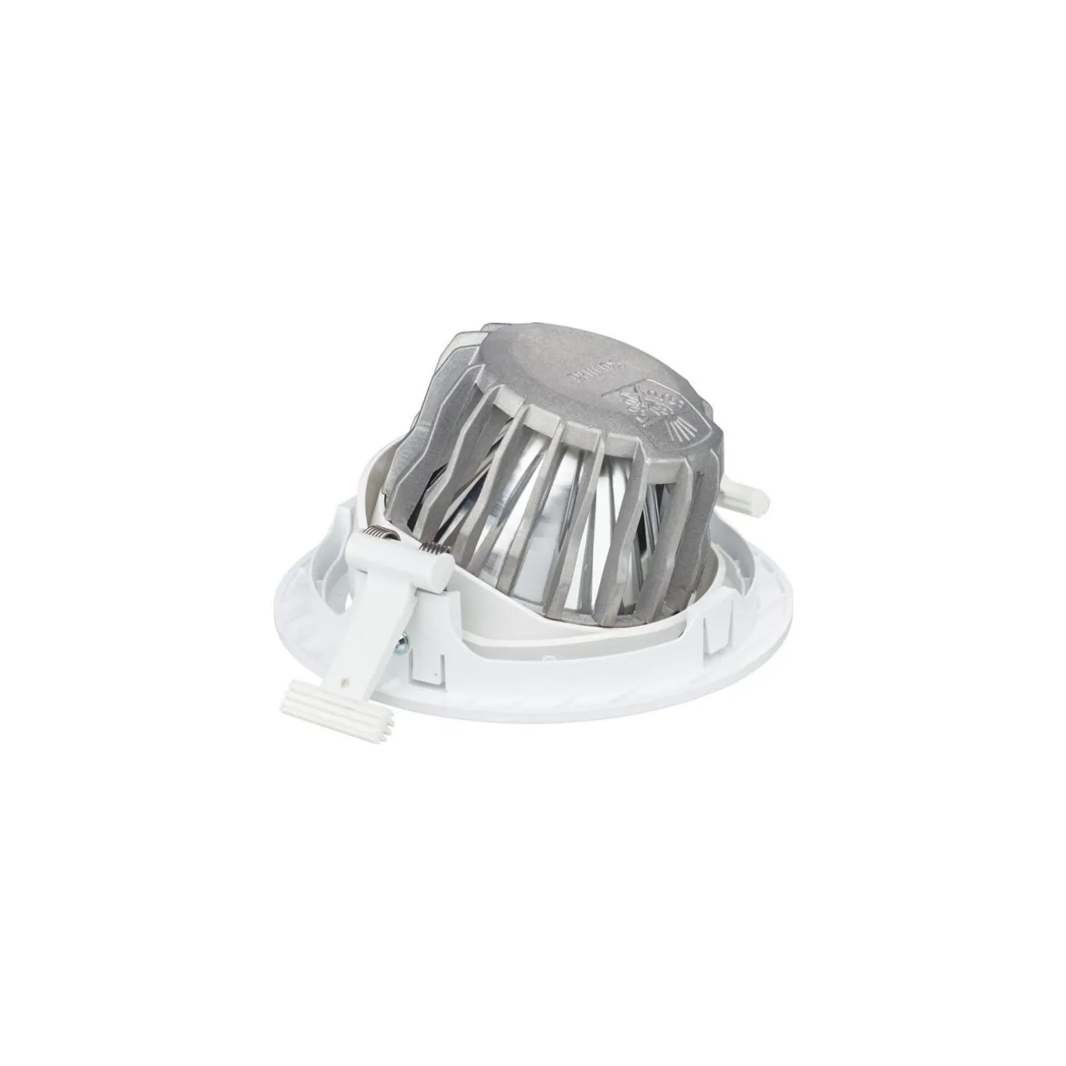 Philips LED Spot Greenspace Accent Cardanic Aluminium Vit 24W 2700lm 36D - 930 Varm Vit | 163mm - IP20 - Bästa Färgåtergivning - Interact Dimbar
