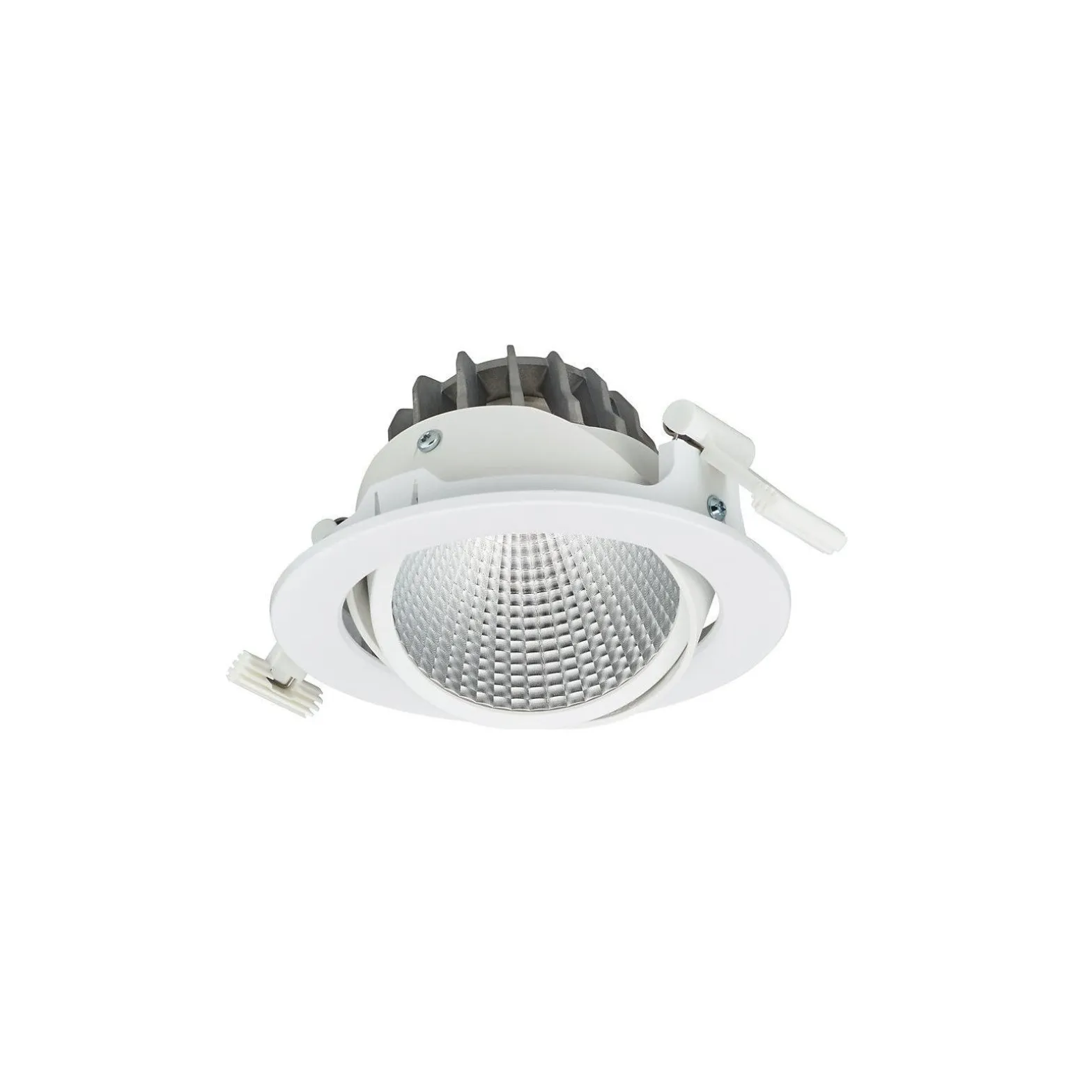 Philips LED Spot Greenspace Accent Cardanic Aluminium Vit 24W 2700lm 36D - 930 Varm Vit | 163mm - IP20 - Bästa Färgåtergivning - Interact Dimbar