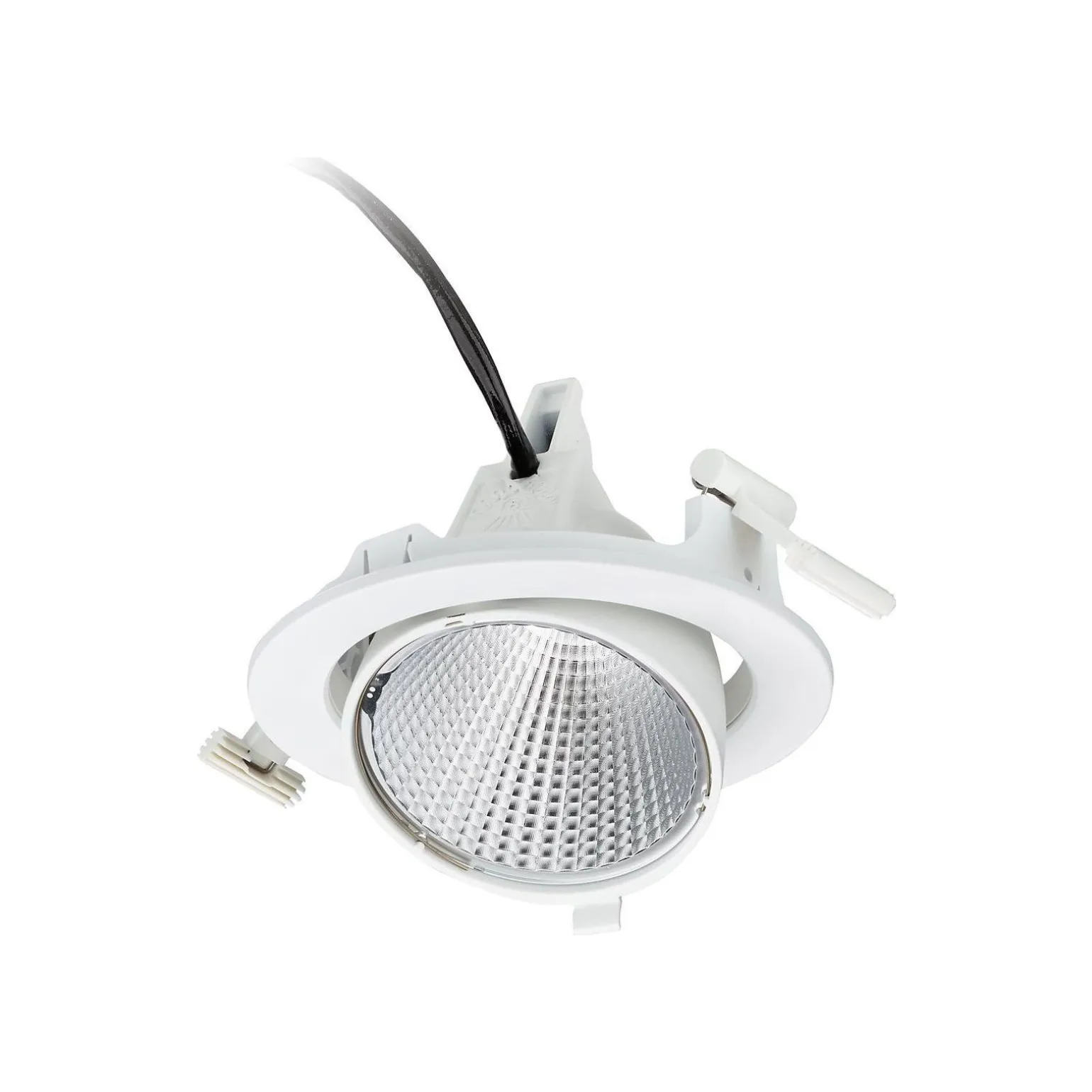 Philips LED Spot Greenspace Accent Elbow Aluminium Vit 31W 3900lm 36D - 930 Varm Vit | 163mm - IP20 - Bästa Färgåtergivning - Dali Dimbar