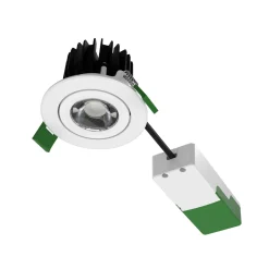 Philips LED Spot RS156B CoreLine Aluminium Vit 7.2W 800lm 36D - 840 Kallvit | 85mm - Utskärning 68mm - IP20/44 - Dimbar