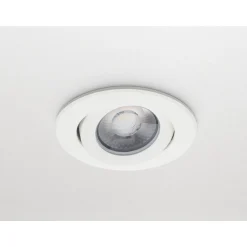 Philips LED Spot RS156B CoreLine Aluminium Vit 12.3W 1380lm 36D - 840 Kallvit | 85mm - Utskärning 68mm - IP20/44 - Dali Dimbar