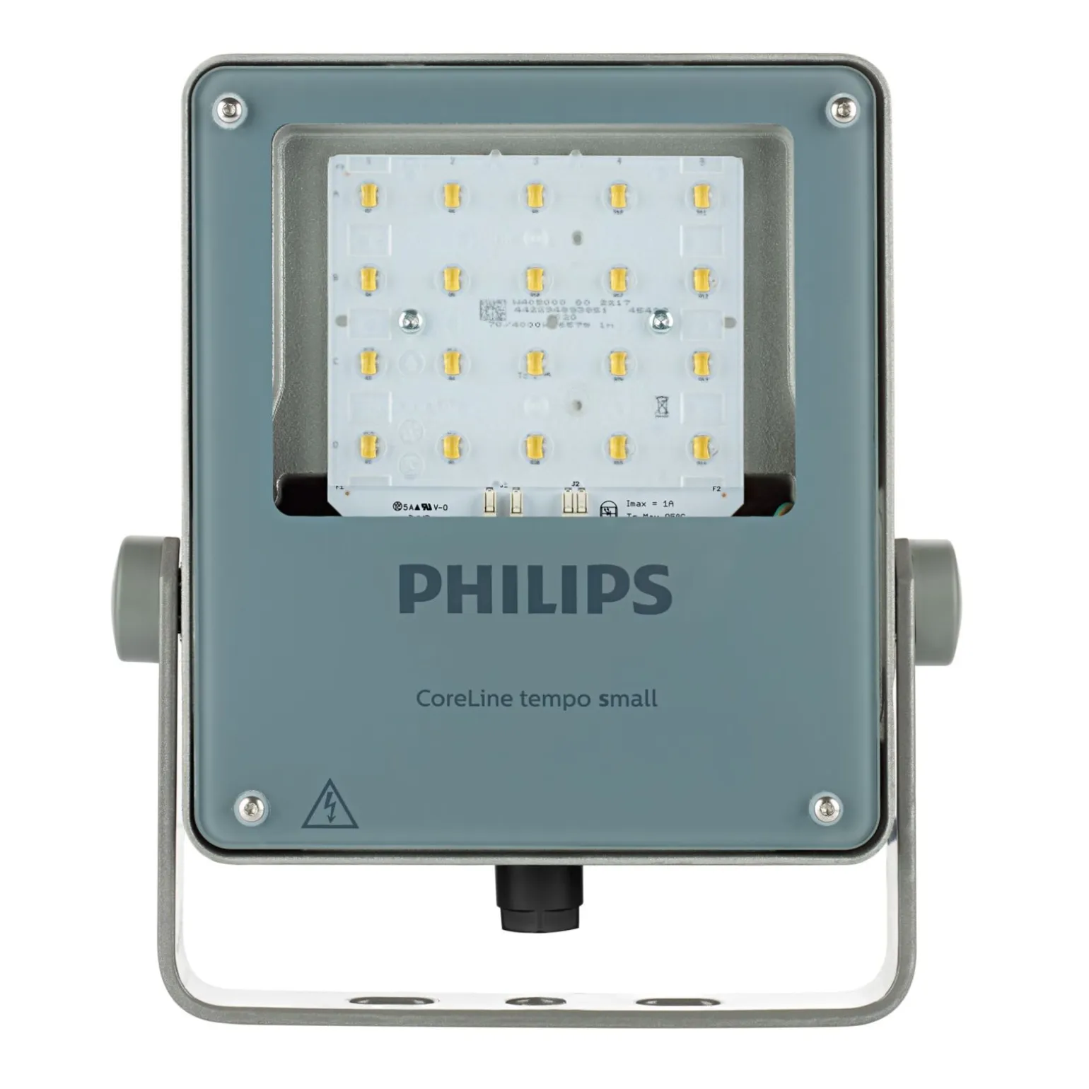 Philips LED Strålkastare BVP111 Coreline Gen2 43W 7300lm 80x41D - 740 Kallvit | IP66 - Asymmetrisk